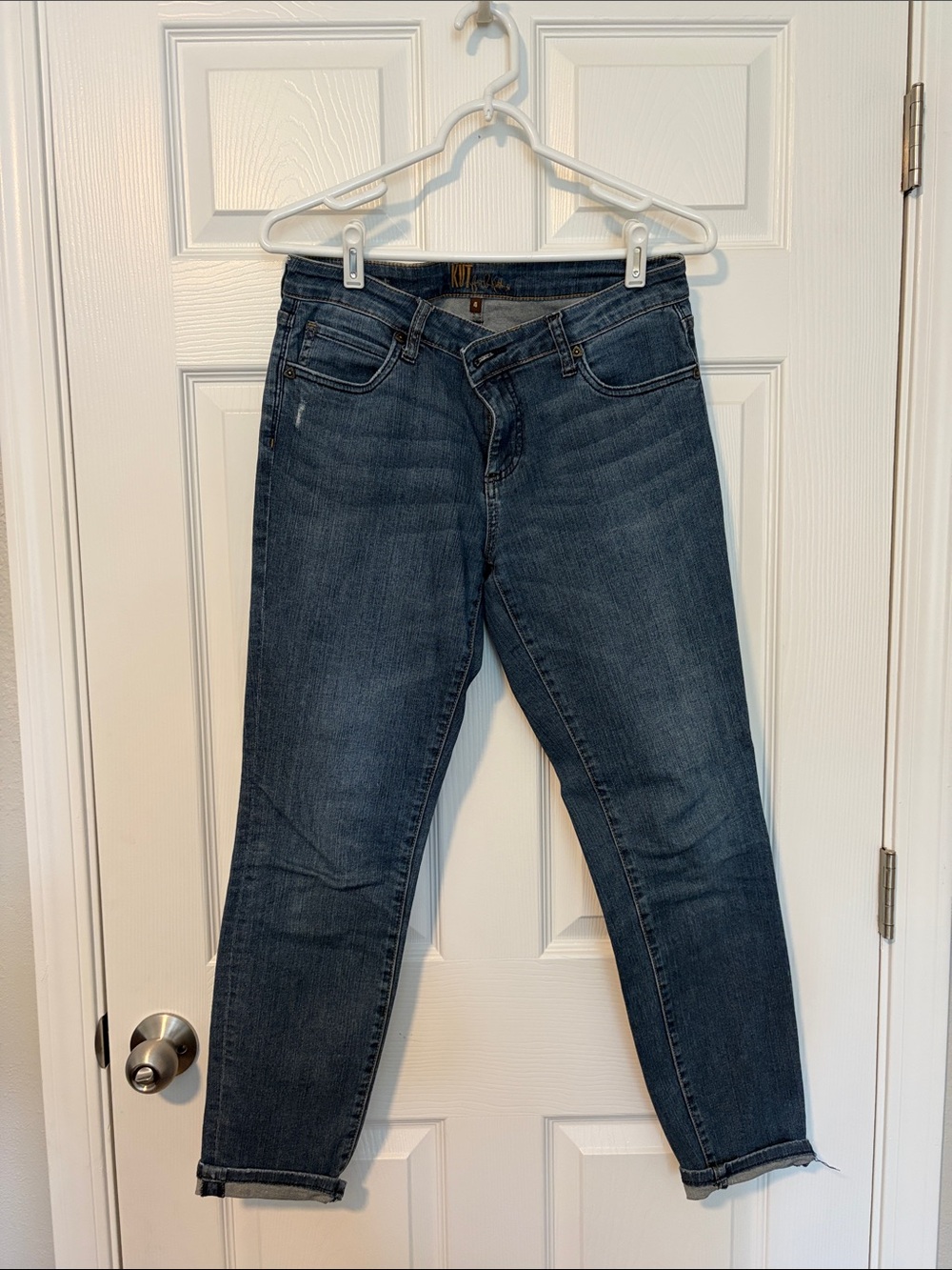 Kut from the Kloth Dark Blue Boyfriend Jeans